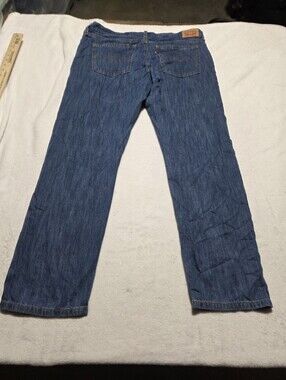 Levis Premium Womens Middy Straight Jeans Denim (33x30)